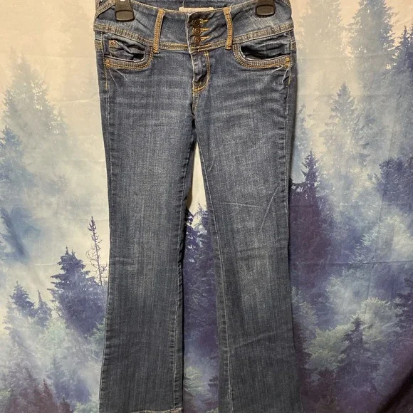 Vigold Women's Stretch  skinny size 3 Low rise Bootcut
