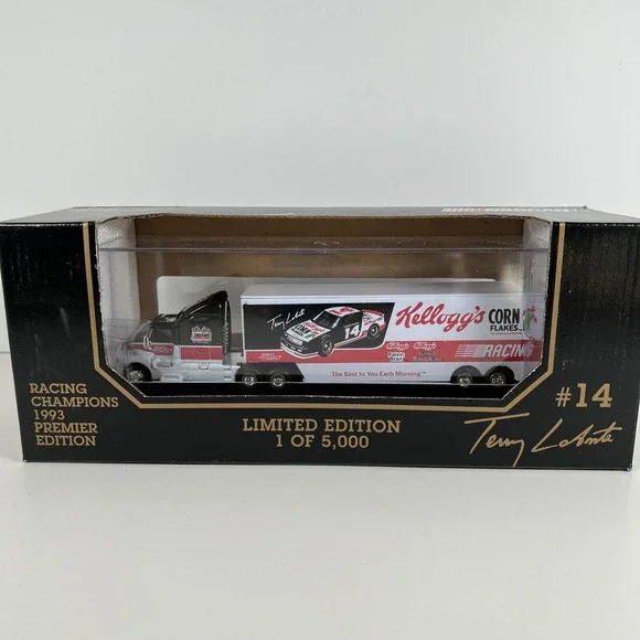1993  #14 TERRY‎ LABONTE  #00802  PREMIER EDITION  1:87 DIECAST TRANSPORTER NIB