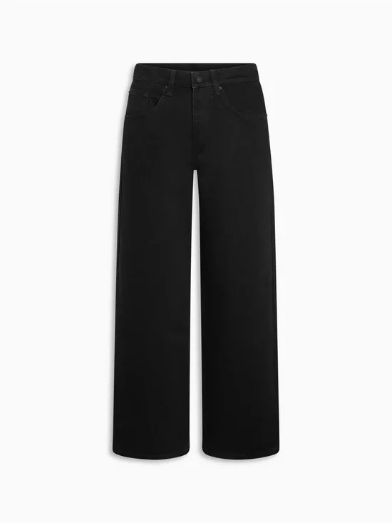 KHY CLASSIC LOW RISE DENIM BLACK SIZE 26