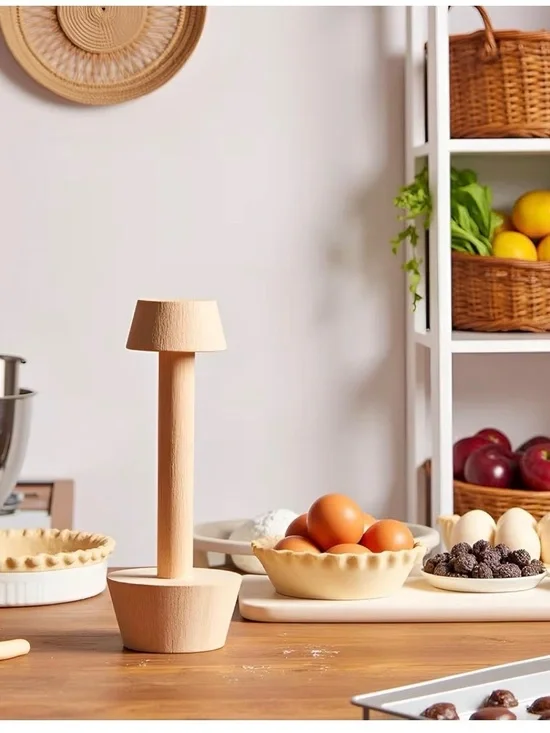 5/$25 Wooden Pastry Tamper for Pies and Tarts