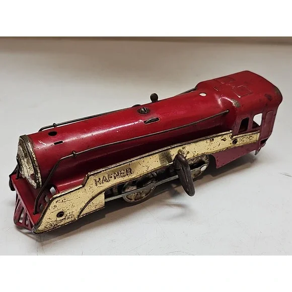 Tin HAFNER O-Gauge Wind-up 1010 Locomotive Train