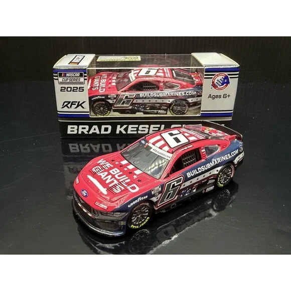 2025 Brad Keselowski 1:64 #6 BuildSubmarines Salutes NASCAR Patriotic Diecast