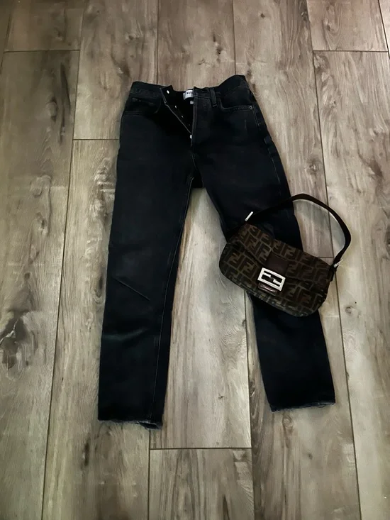 Agolde Riley Black Jeans