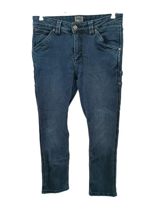 Ridgecut Toughwear Jeans Women's 10 Blue Denim Utility Mid Rise Stretch Workwear