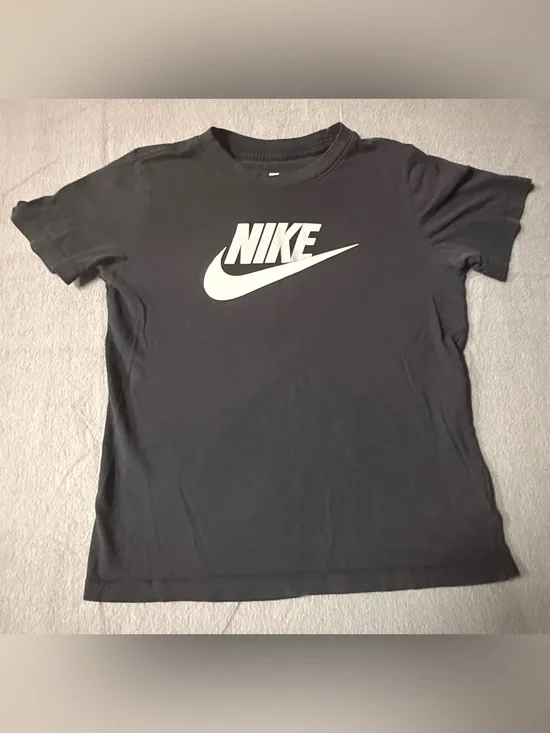 Nike Black T-Shirt with White Logo
