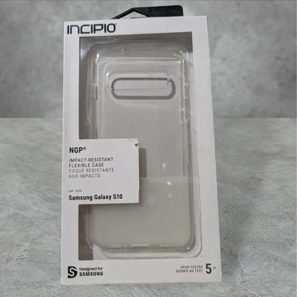 Q1. Incipio Impact Resistant Flexible Case Samsung Galaxy S10 - Clear