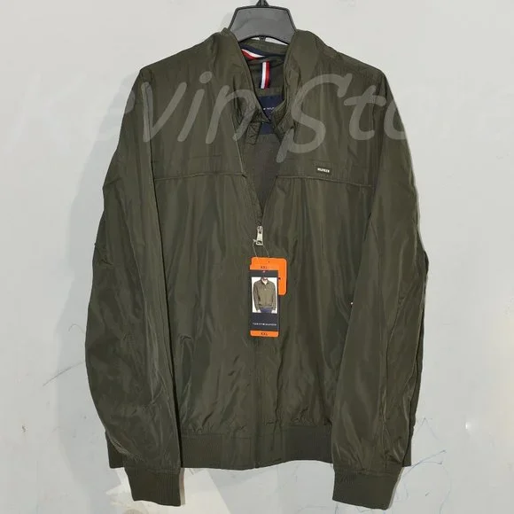 GREEN nwt Tommy Hilfiger Men’s‎ Golf Bomber Jacket