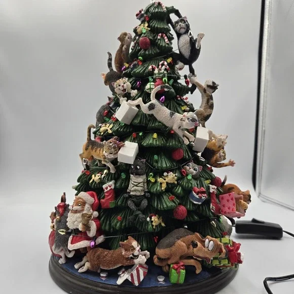 COMICAL CATS‎ Christmas Tree Danbury Mint 12
