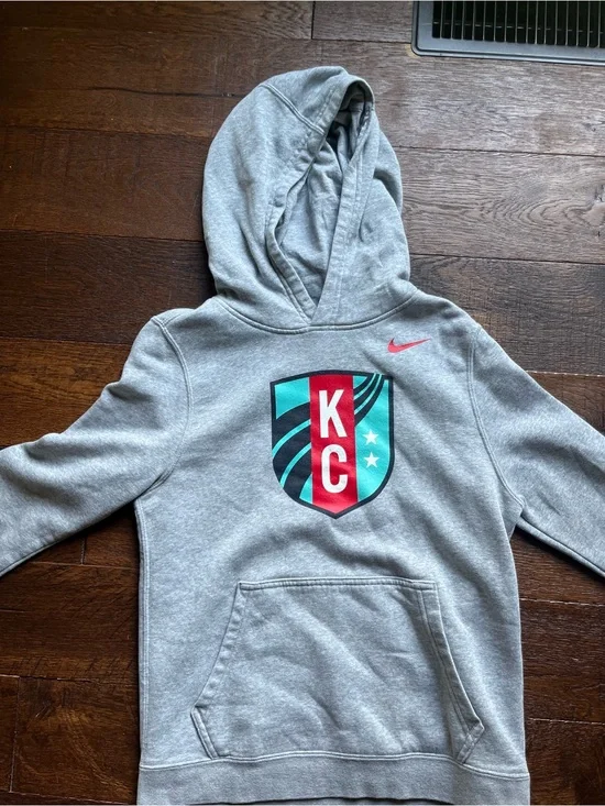 Nike Kids' Gray KC Current Hoodie