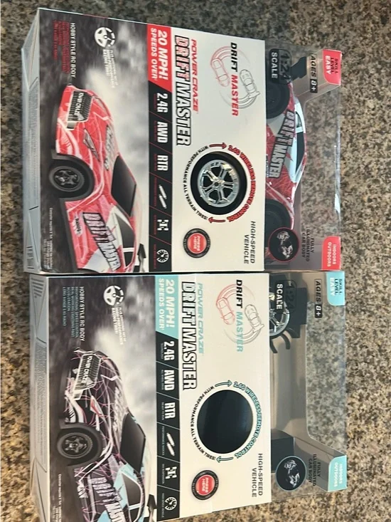 Drift Master High-Speed Remote Control Car - Red and Black