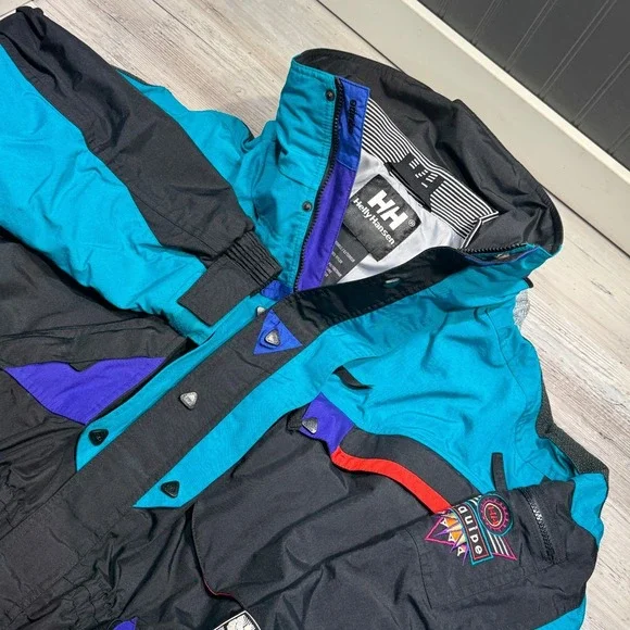 Helly Hansen Equipe Ski Suit One‎ Piece Snowsuit Black Men's Sz L
