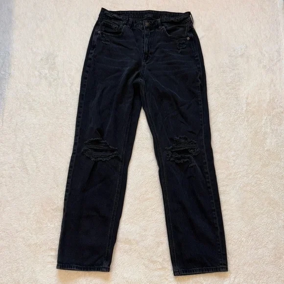 American Eagle Mom Straight Jean Size 8 Long