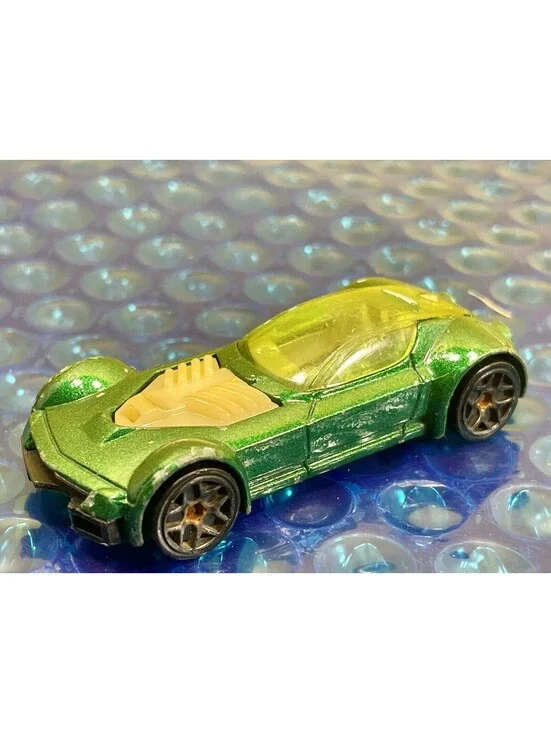 2013 Hot Wheels Ballistik from HW City Works 5 Pack Green Taxi MINT LOOSE