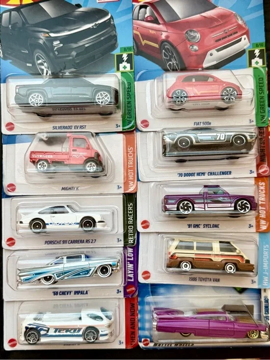 Buy one set, get the other for 5.00! Hot Wheels lot. Porsche Impala Silverado
