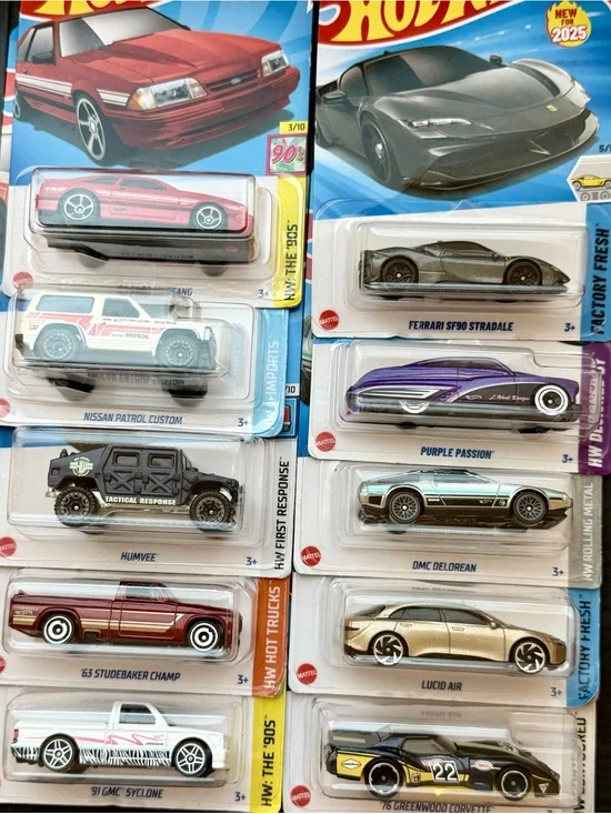 Bundle!! Buy one set, get the other for 5.00!  HotWheels Lot of 10 Die-Cast Cars