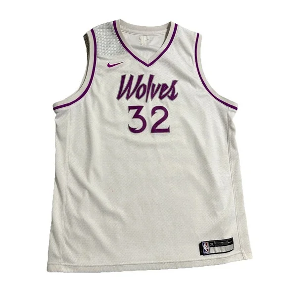 Nike Minnesota Timberwolves Karl Anthony Towns Jersey YOUTH Boys XL City Edition