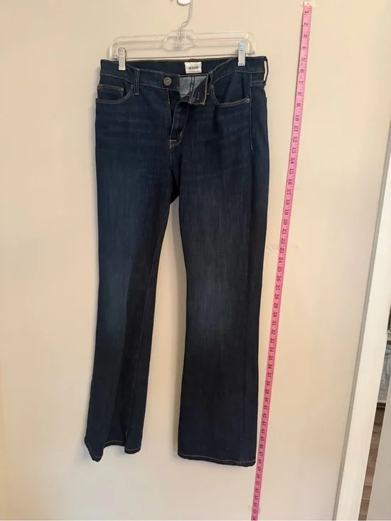 Hudson Jeans Dark Blue Wide Leg Flare Jeans