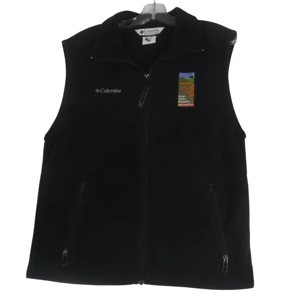 Smoky Mountain National Park Vest 2009 75th Anniversary Fleece Hiking Small‎