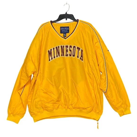 Crable Men's XL Minnesota Golden Gophers Vintage Pullover NCAA‎ Football 90s NWT
