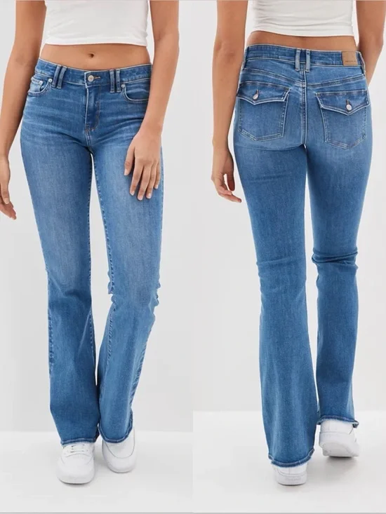 AMERICAN EAGLE Low Rise Flare Jean