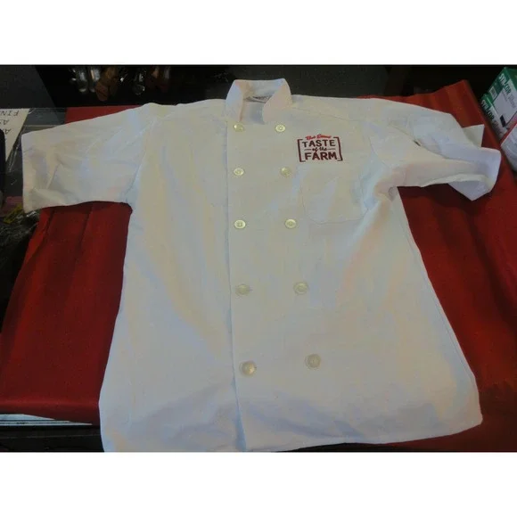 Uncommon Threads Bob Evan Taste of  Farm SM white chef cook restaurant uniform‎