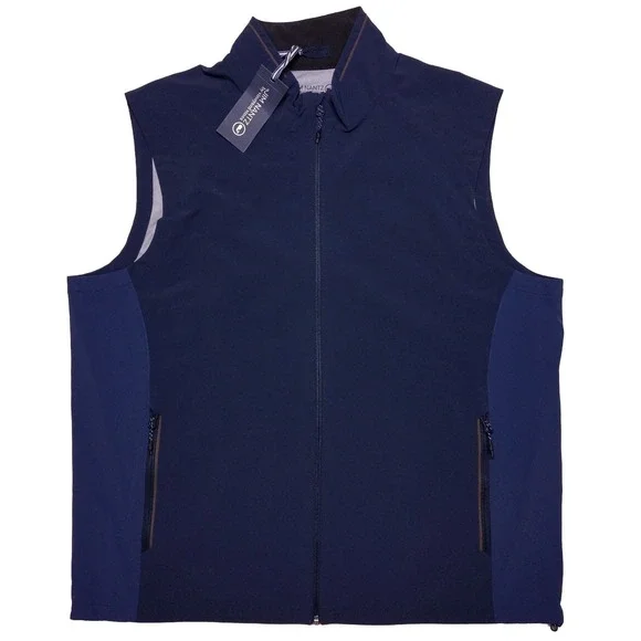 VINEYARD VINES Golf Wind Rain Vest XL‎ Jim Nance 17 Mile Performance Blue ~ New
