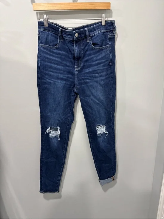 Womens American eagle high rise jeggings size 12 long
