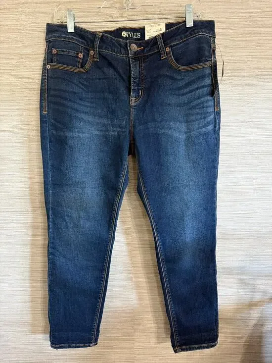 Stylus Skinny Ankle Jeans women's size 32/14P NWT