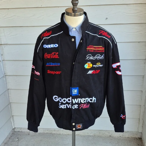 Dale EARNHARDT SR #3‎ CHASE Hamilton Racing Mens Jacket XL NASCAR RARE VTG Y2K