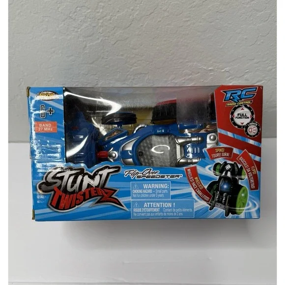 Nitro Stunt Twisterz Radio Control Car RC Spin Wheelie Flip Lights NKOK Toy‎ New