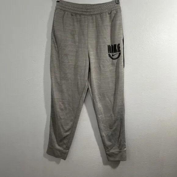Nike Sweatpants Youth‎ XL Gray Activewear Pull On Drawstring Retro Y2K