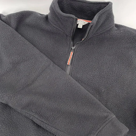 Orvis Men's Fleece Full-Zip Jacket‎ Outdoor Casual Warm Polyester Gray M/M