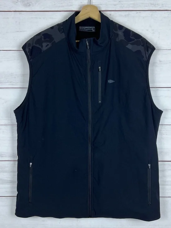 Goruck Vest Of Power Men's XL Black Fleece Lined Polartec Full Zip Softshell