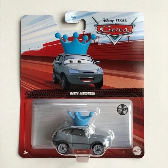Disney Pixar Cars Die-Cast - Darla Vanderson - Dinoco The King Fan - BRAND NEW!!