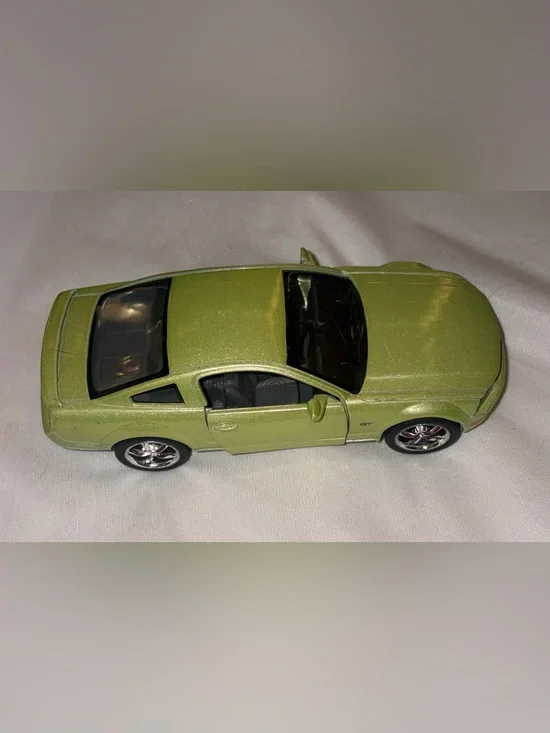 Green Mustang Toy Car