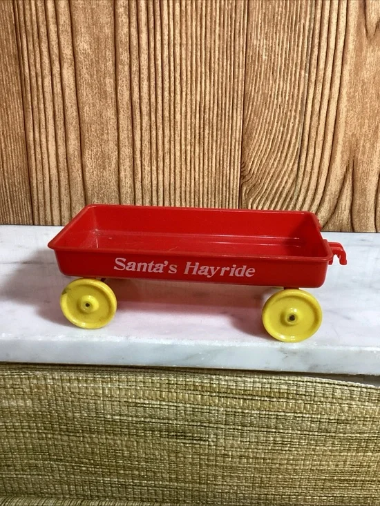 Vintage Rosbro Santa's Hayride Red Kids Wagon Replacement