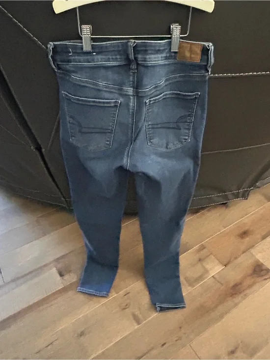 American Eagle Outfitters Dark Blue Stretch Jeggings
