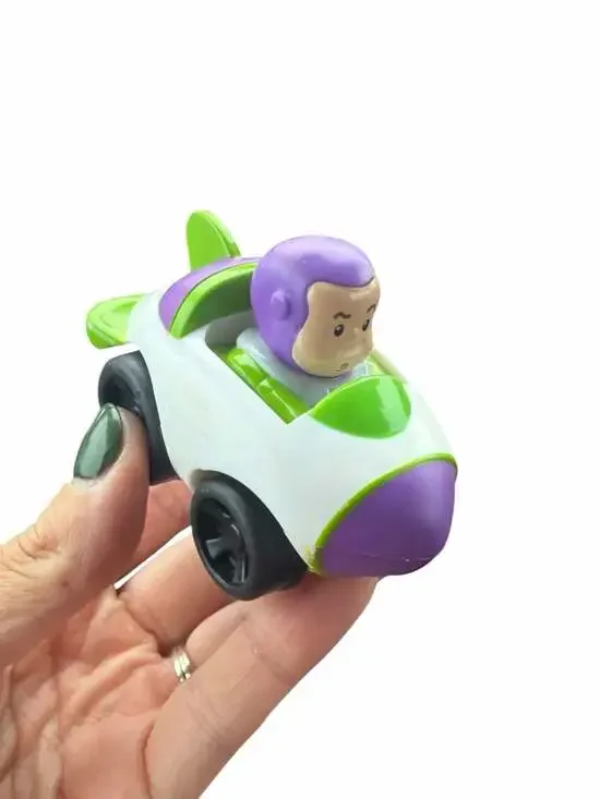 Fisher-Price Little People Wheelies Toy Story Buzz Lightyear Rocket Car