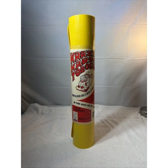 Vintage Nork Krazy Karpet Toboggan Yellow 18