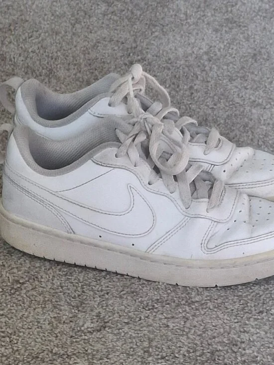 Nike White All Day Play Sneakers Size 5Y Youth