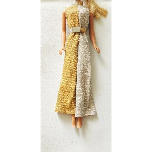 Vintage Talking Julia doll Jumpsuit Belted outfit Barbie Matel