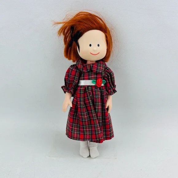 Eden Madeline Doll Holiday Best Red Plaid‎ Dress Christmas 8