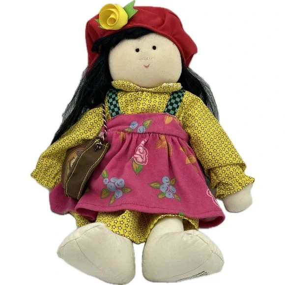 Vtg Hasbro Kenner Little Souls for Kids Rag Doll DEL Gretchen Wilson‎ 1998 Core