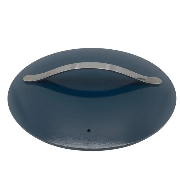 EUC Caraway Replacement Lid Navy Blue Ceramic Coated 12 Inch Fry Pan‎ Sauté Pan