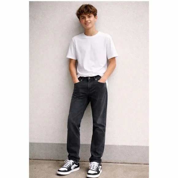 The Children’s Place Boys Gray Stretch Jeans‎ Relaxed Fit Size 16