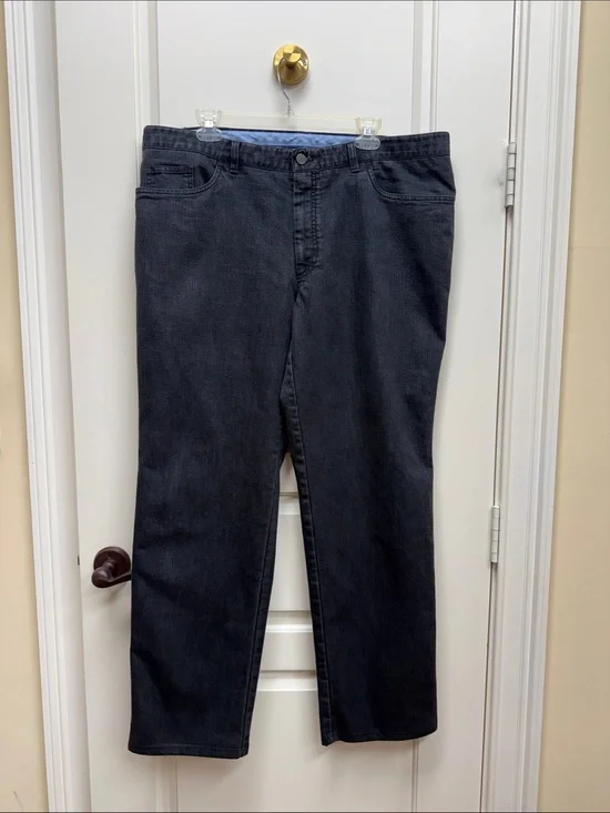 Brioni Men's Straight-Leg Jeans in Dark Gray - Classic Everyday Fit