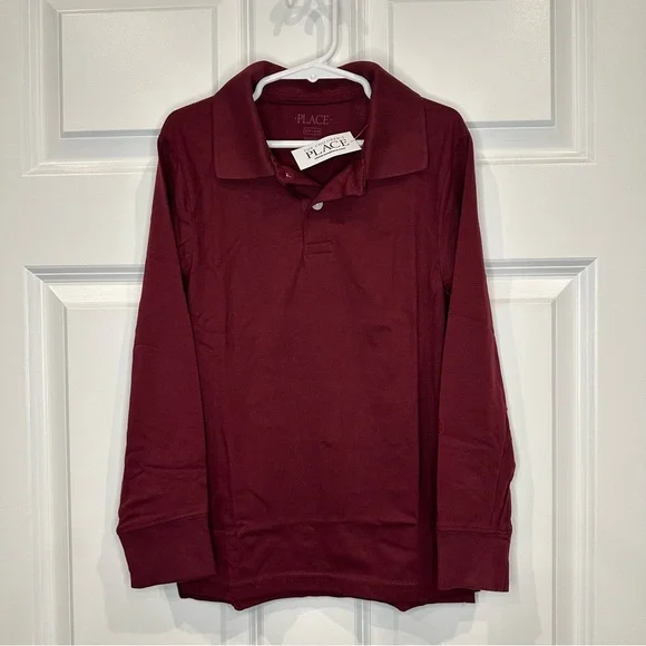 The‎ Children’s Place Long Sleeve Polo Size 5/6 Small NWT