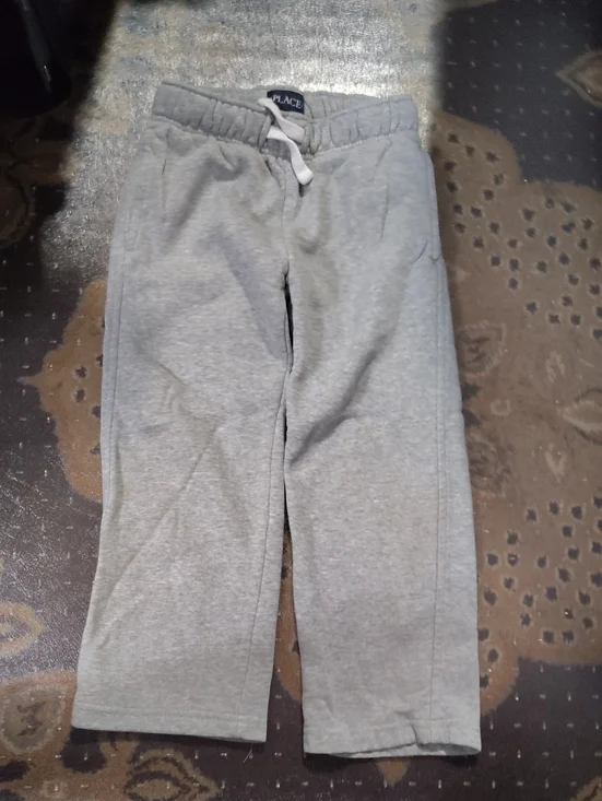 The Children's Place Light Gray5/6  Kids Jogger Pants with Drawstring