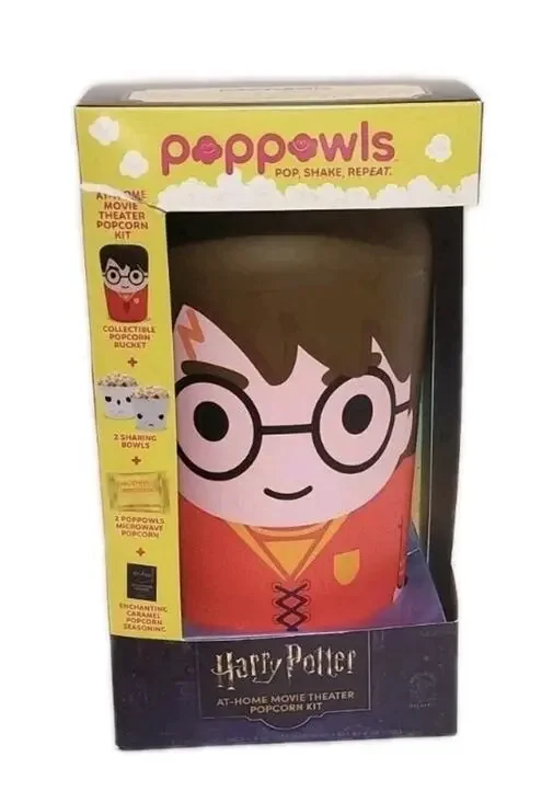Harry Potter Poppowls At Home Movie Theater Popcorn Bucket Wizarding World New