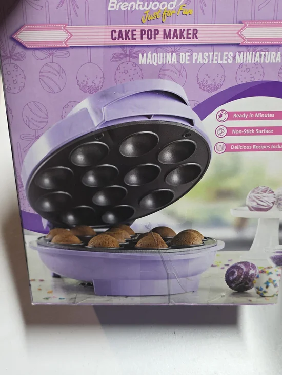 Brentwood Lavender Cake Pop Maker - Purple